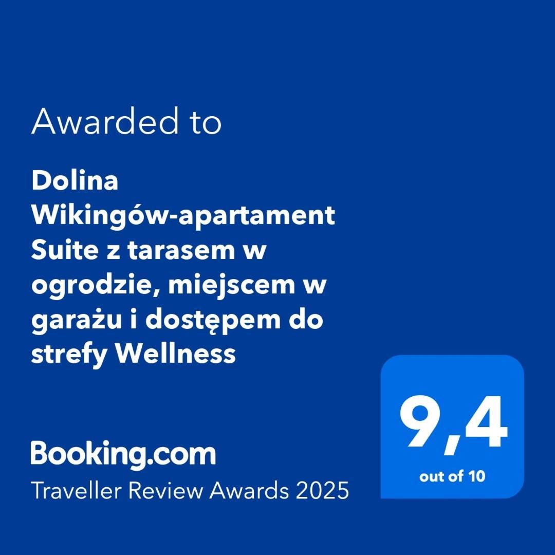 Dolina Wikingow-Apartament Suite Z Tarasem W Ogrodzie, Miejscem W Garazu I Dostepem Do Strefy Wellness 斯克拉斯卡波伦巴 外观 照片